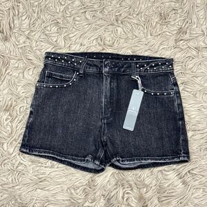 NWT Tractr denim studded shorts size 14